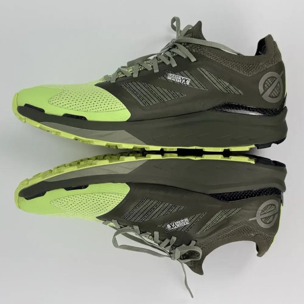 The North Face Men's Flight VECTIV Trail Running Shoes Green/Grey 12 Size